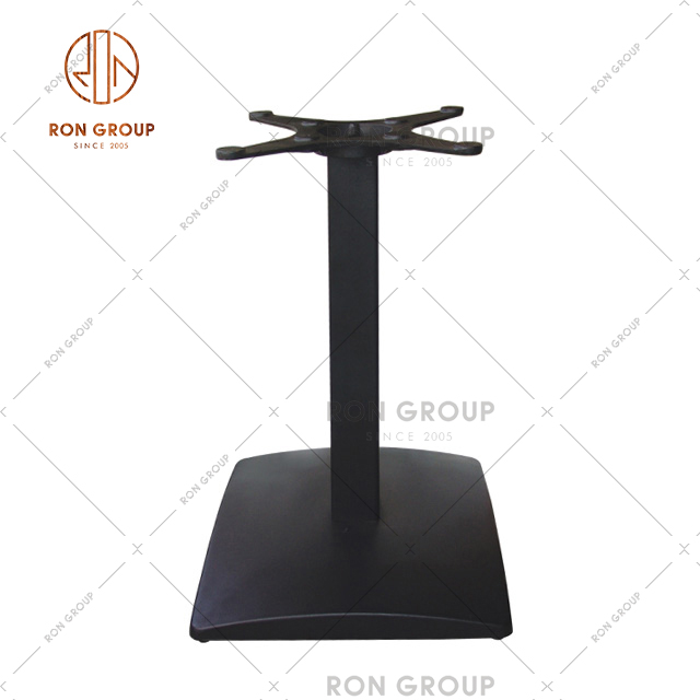 High Quality Stable Coffee Table Base With Square Design And Black Color For Restaurant & Coffee House & Bar