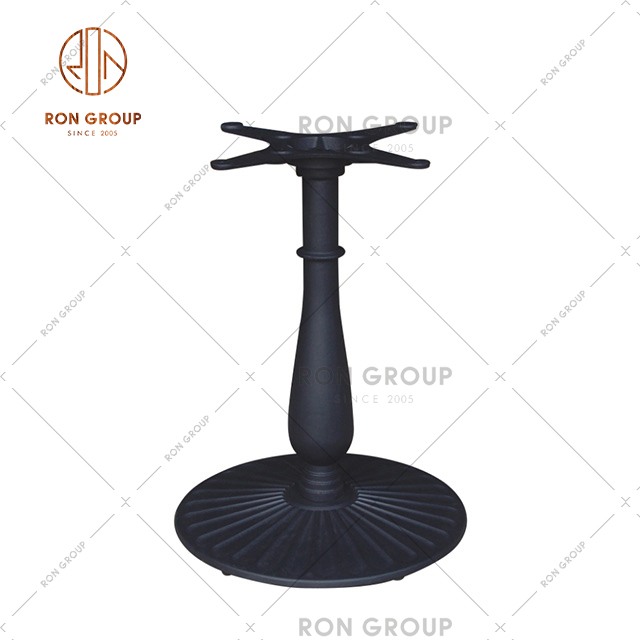Hot Sale Black Powder Coat Pedestal For Table Coffee Table Metal  Base