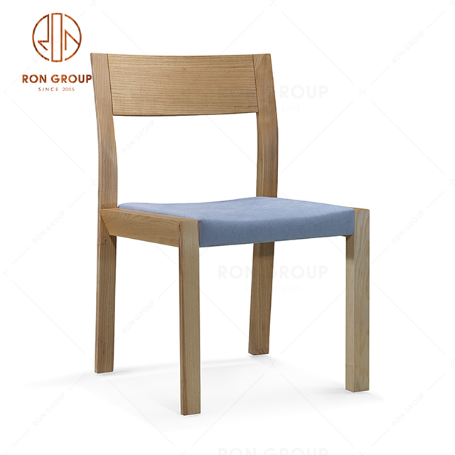 Simple design Factory Wholesale Price Dining Chair Wooden Frame Set FOR Buffet Hotel Restaurant 