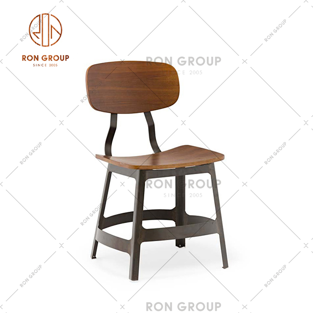 Chain Restaurant Furniture Supply Restaurant Dining Chair Metal Bar Chair