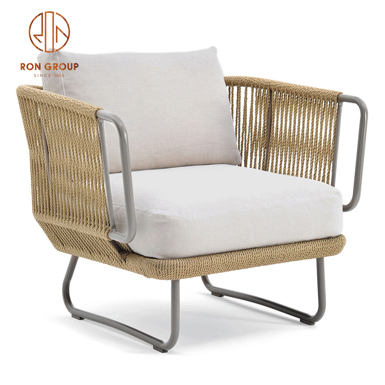 high quality wholesale Hospitality outdoor rattan furniture Patio rattan sofa